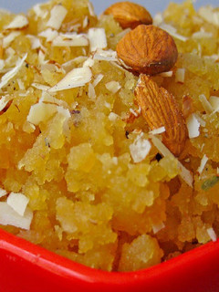 A picture of Moong Halwa (Asoka Halwa).