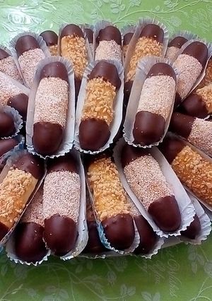 صورة لوصفة اصابع الشوكولاتة