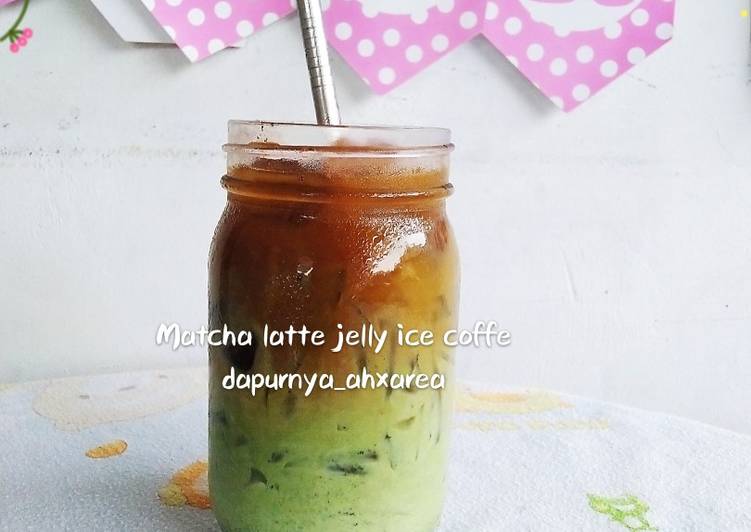 Matcha Latte Jelly Ice Coffee