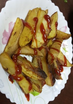 صورة لوصفة بطاطا ودجز (صحية)