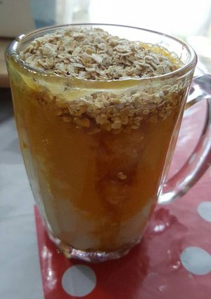 Foto resep Havermut dengan mangga utk sarapan