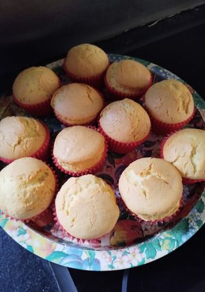 Una foto de Cupcakes/magdalenas/muffins de vainilla