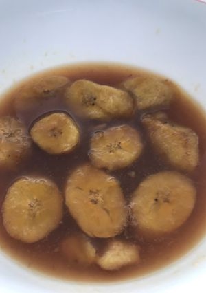 Una foto de Banana con caramelo
