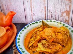 Foto resep Gulai Kepala Ikan Kakap Merah Khas Padang