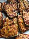 Mini pizzas de berenjena