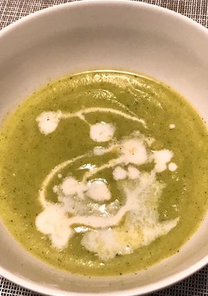 Una foto de Crema de brócoli