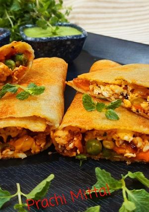मल्टीग्रेन मसाला डोसा (multigrain masala dosa recipe in hindi) रेसिपी मुख्य फोटो