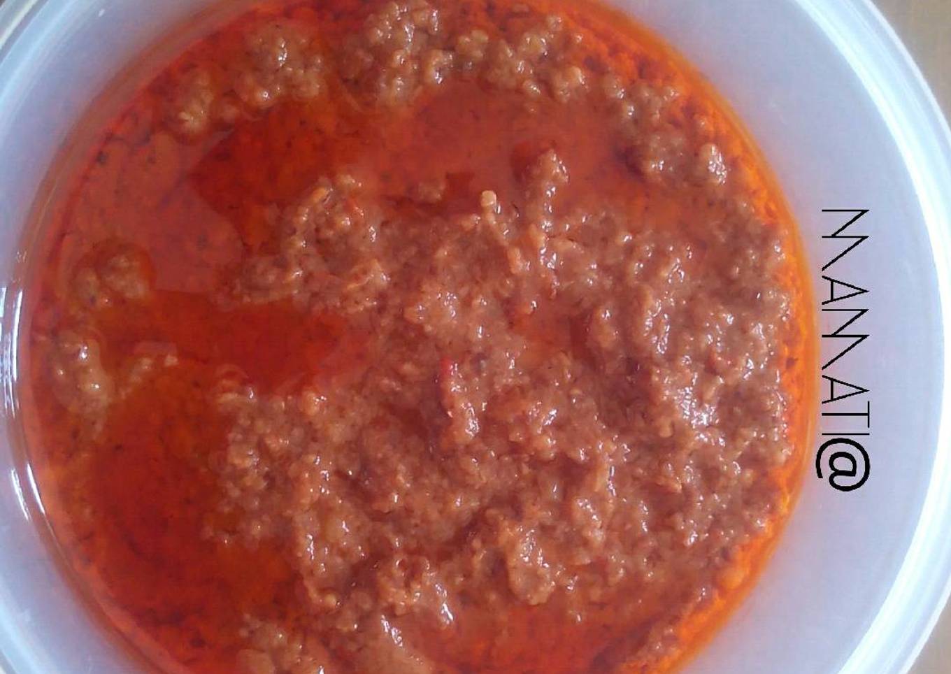 sambal kacang siomay/batagor