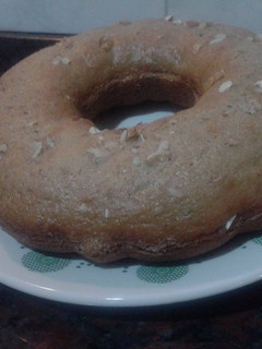 Una foto de Budín de frutos rojos con frutos secos