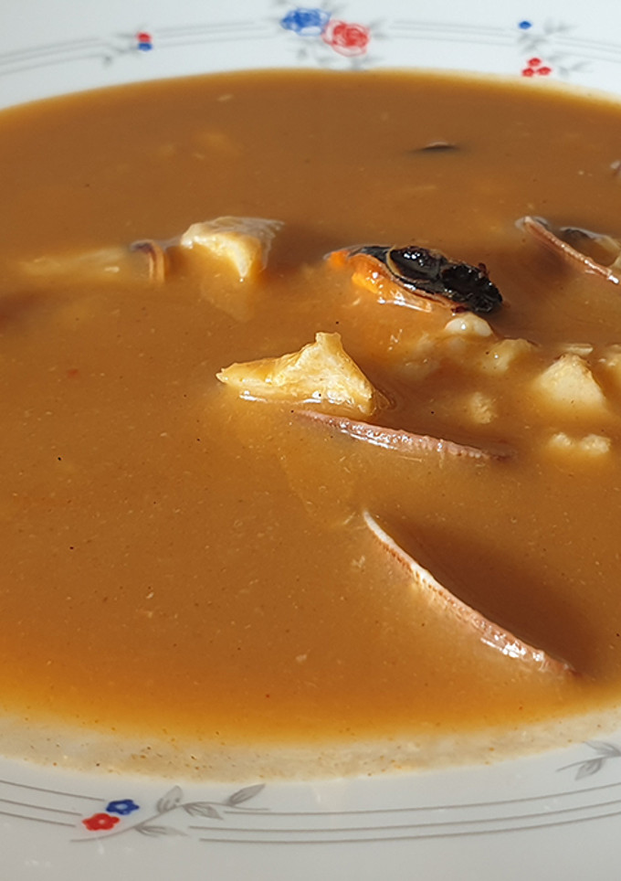Una foto de Sopa de pescado