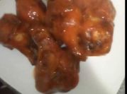 A picture of worcestershire chicken wings