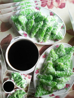 Foto resep Kue lupis ketan pandan