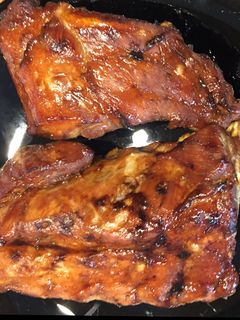 Una foto de Costillas salsa teriyaki