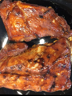 Una foto de Costillas salsa teriyaki