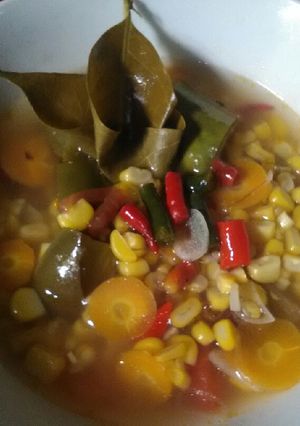 Foto resep Sayur asem jagung simpel