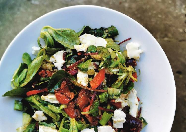 Recipe of Perfect Goats Cheese Roasted Tomato Pepper Salad