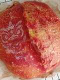 Angkak Kunyit Sourdough Bread