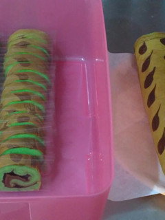 Foto resep Bolu Gulung Pandan Coklat