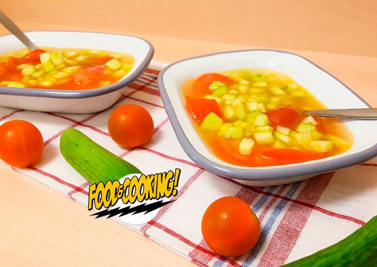 Ensalada Fresca de Pepino y Tomate
