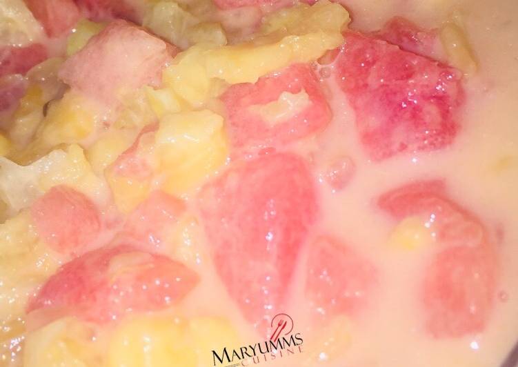 Step-by-Step Guide to Make Favorite MIX FRUITS SALAT by Maryumms_cuisine🌸 | This is Recipe So Appetizing You Must Attempt Now !!