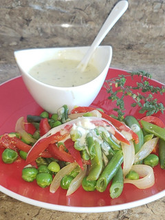 Una foto de Ensalada de Porotos verdes