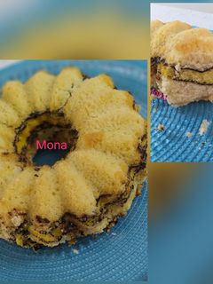 عکسی از دستور کیک مواج بدون فر