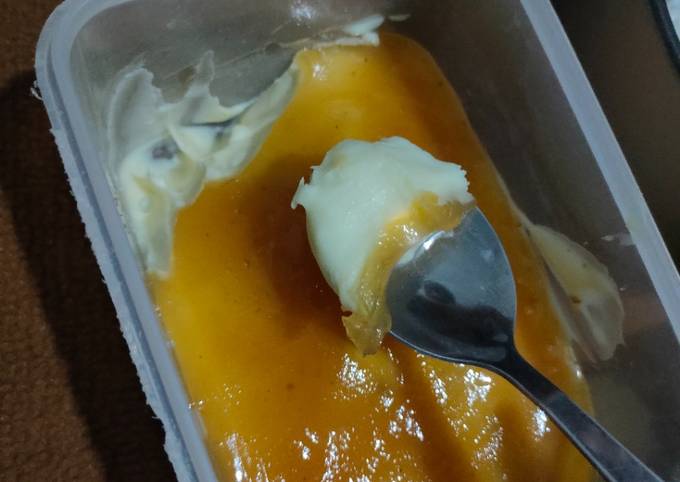 Cara Bikin Caramel cream cheese anti gagal (dessert), Enak Banget