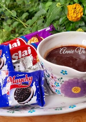 Hình của món Bánh chấm sốt socola.