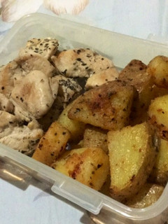 Foto resep Ayam panggang teflon + potato wedges