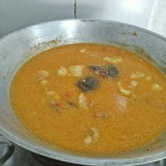 A picture of Nasi Gandul.