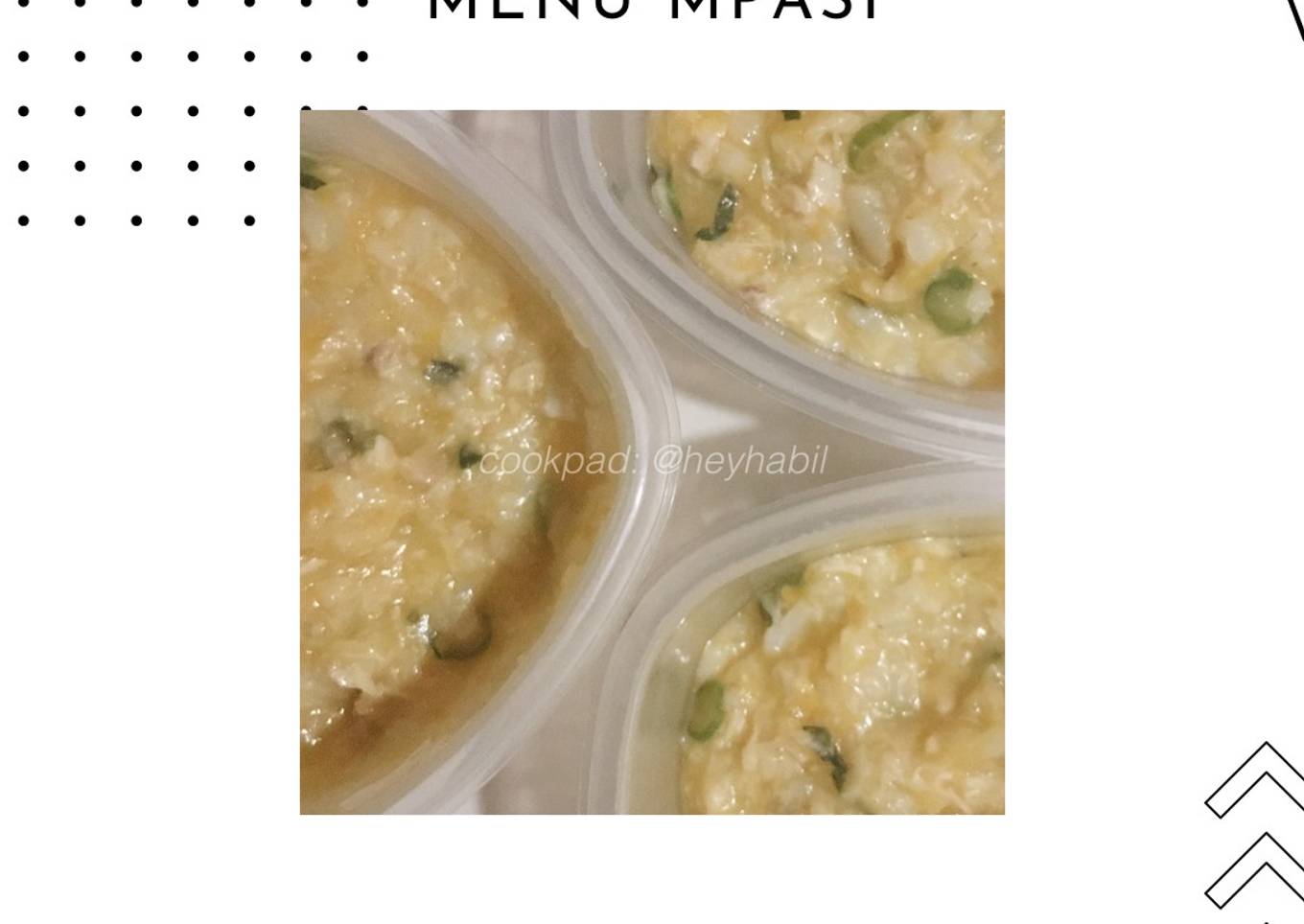 Resep MPASI 11 Bulan — Nasi Tim Ayam Kaldu Ceker yang Bisa Manjain Lidah