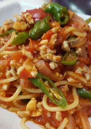 番茄肉醬義大利麵 的食譜成品照片