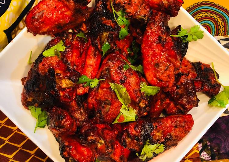 Easiest Way to Prepare Yummy Tandoori chicken wings