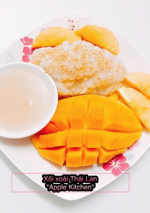 Hình của món Xôi xoài Thái Lan.