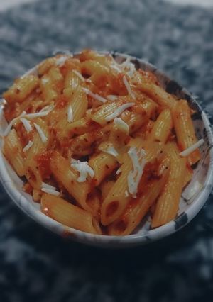 A picture of Red Sauce Pasta.