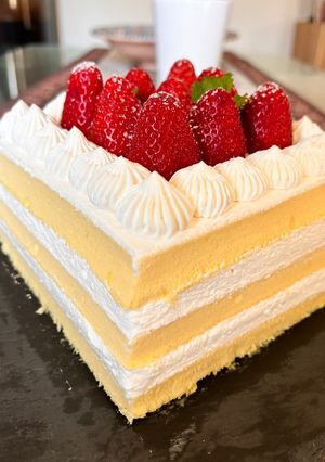 Foto resep Japanese strawberry shortcake