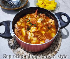 Cara Memasak Cepat Sup tahu udang korean style Enak Bergizi Cara Memasak Cepat Sup tahu udang korean style Enak Bergizi