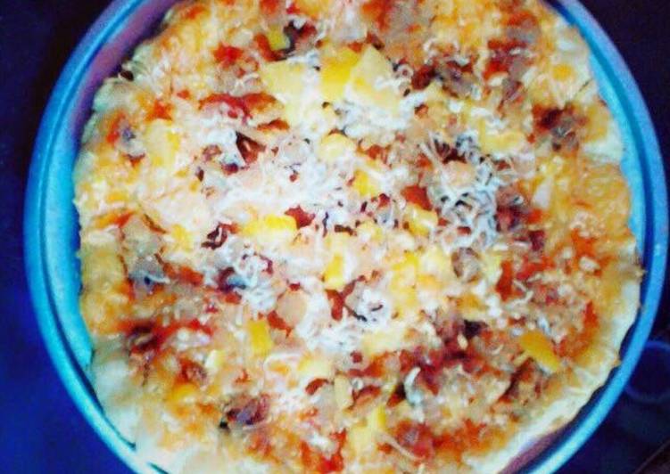 Pizza karaage tanpa oven