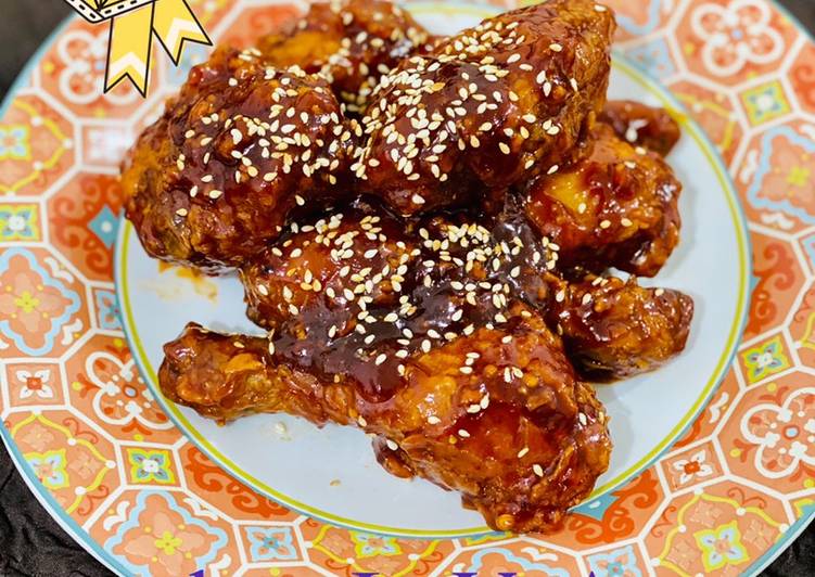 Resep Dakgangjeong Korea ala Mama Asi / yLoVeA | Cara Bikin Dakgangjeong Korea ala Mama Asi / yLoVeA Yang Paling Enak
