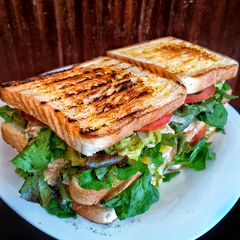 Tuna avocado sandwiches A picture of Tuna avocado sandwiches.