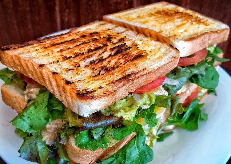 Easiest Way to Prepare Perfect Tuna avocado sandwiches
