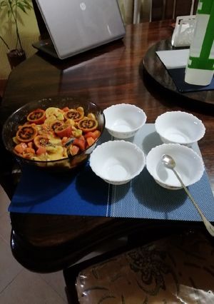 A picture of #jungle mixed fruit salad.