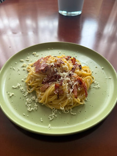 Una foto de Pasta carbonara 🍝