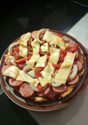 Foto resep Pizza Roti Tawar Teflon