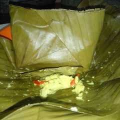 Botok pare belut,teri dan tempe রেসিপির প্রধান ছবি