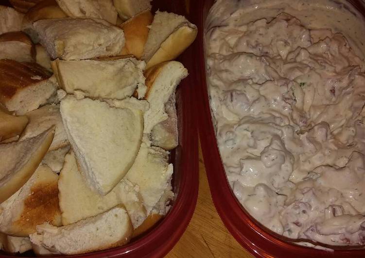 Steps to Make Homemade Beef Bagel Dip