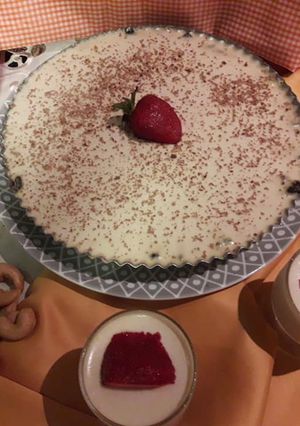 Una foto de Cheesecake of peanut butter. Pastel de queso con mantequilla de maní. SIN HORNO!!!