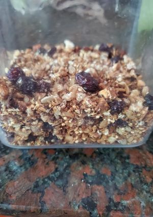 Una foto de Granola sin azúcar