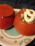 Tomate relleno con jurel