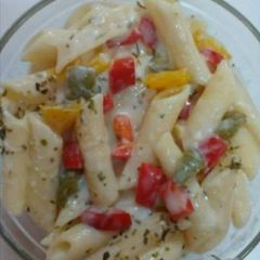 A picture of #PFR Pasts in white sauce.
